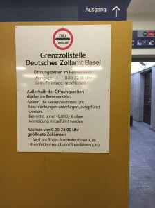 Basel Badischer's customs post