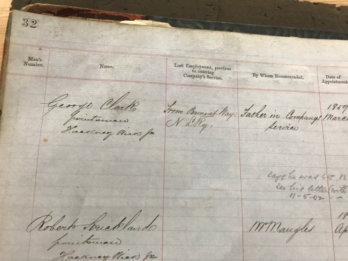 Miscellany - George Clarke's reprimand 1